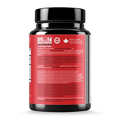 Iron Brothers Supplements Liver Cleanse Detox Supplement with Dandelion Root, Milk Thistle