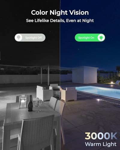 REOLINK 4K/8MP PoE IP Security Camera, Turret Surveillance, Color Night Vision with 3000K Spotlights, 125° Wide Viewing Angle, IK10 Vandal Proof, Person/Vehicle/Pet Detection, RLC-840A
