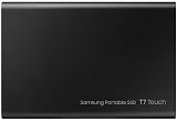 Samsung T7 Touch Portable SSD 2TB USB 3.2 Gen 2 External Metallic Black view 4