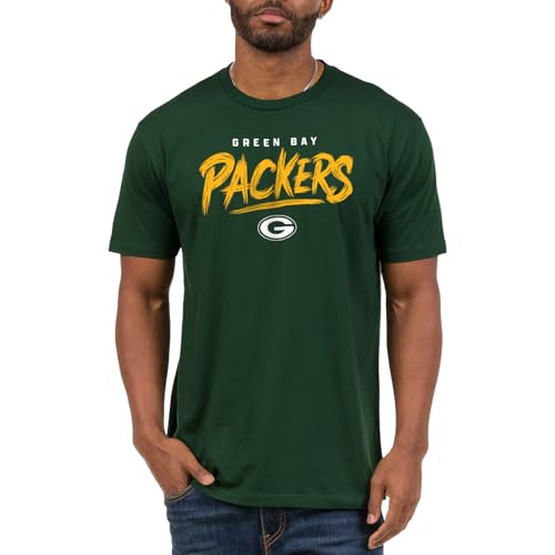 Junk Food NFL - Green Bay Packers Wild Brush Adult SS T-Shirt