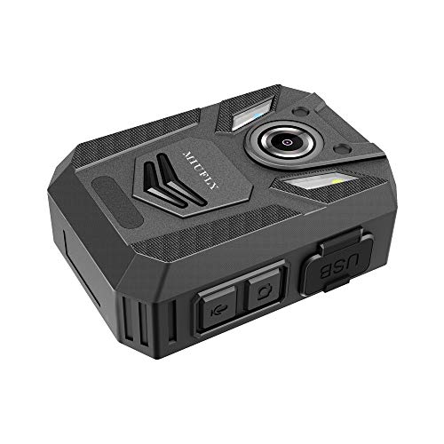 Miufly 1296p Police Body Camera With Inch Display Night Vision