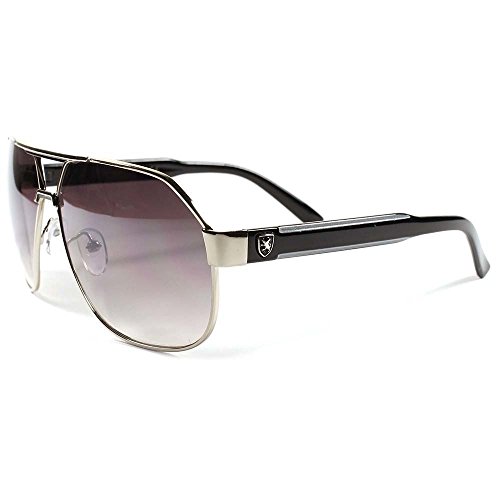 High-End Modern Designer Mens Womens Military Air Force Style Square Sunglasses