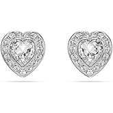 Swarovski Ariana Grande Collection, Clear Crystal & Pearls, Rhodium Finish Earrings