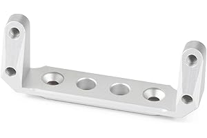 ZMHOBBY Aluminum Capra Servo Mount SOA Mount 4WS Upgrade for 1/10 RC Crawler Axial Capra Vanquish F9 SuperShafty CP44 CP43 Portal Axle (Clear)