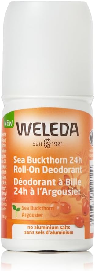 Weleda Seabuckthorn 24h Roll-On Deodorant 50ml Natural Odor Protection Unisex