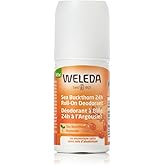 Weleda Sea Buckthorn 24H Roll-On Deodorant, 1.7 Fluid Ounce, For Women and Men, Plant Rich Odor Protection with Sea Buckthorn Oil, No Aluminum Salts