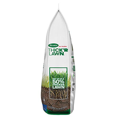 Scotts Turf Builder THICK'R LAWN Grass Seed, Fertilizer, and Soil Improver for Sun & Shade