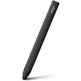elago Premium Aluminum Grip Stylus Pens for All Touch Screen Tablets | Soft Touch Pen-Point, Precise Touch and Control, Extra Rubber Tip Included, Ergonomic Grip, Comfortable Grip (Black)