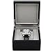 Tech Swiss Single Watch Box 1 Extra Large Watch Wood Removable Cushion (Black Finish)