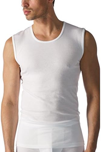 Mey 49001 White Casual Cotton Men's Tank Vest Top Med (50 EU)