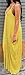Bigyonger Women 's Loose Low V Neckline Spaghetti Straps Maxi Dress Beach Wear,Yellow,Large