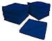 Eurow Microfiber 16 x 16in 300 GSM Cleaning Towels 25-Pack (Blue)