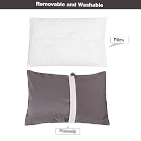 REDCAMP Camping Pillow for Sleeping Lightweight and Compressible, Small Pillow for Travel Backpacking Hammock, Peach… 41L 0MxiiiL