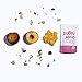 Oats Overnight - Oatmeal, Whey Protein, Rolled Oats, Low Sugar, Gluten-Free, Non-GMO, Peach Upside Down Cake, 2.8 Ounce (3 Pack with Blender Bottle)