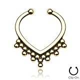 Gold Plated Beaded Trim 5/16