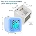 Kids Alarm Clock Wake Up Easy Setting Digital Travel Alarm Clock for Boys Girls, Large Display Time/Date/Alarm with Snooze, Bedside Clock Handheld Sized, LED Night Light Clock - Best Gift for Kids