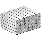 MIKEDE 30Pcs Rare Earth Magnets Bars, 25x5x3mm