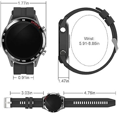 Yoyofit Smart Watch With Blood Pressure 1 4 Touch Screen Fitness Tracker With Heart Rate And Blood Oxygen Waterproof Fitness Smartwatch With Step Counter Sleep Monitor For Men And Women Gift Amazon Sg Sports