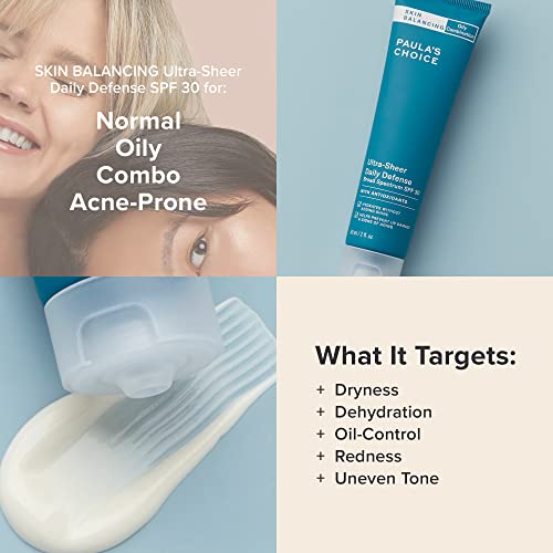 Paula's Choice SKIN BALANCING UltraSheer Daily Defense SPF 30 OilFree