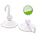 #1 Rated Bath Toy Organizer + 2 Bonus Strong Grip Lock Suction Hooks (White)