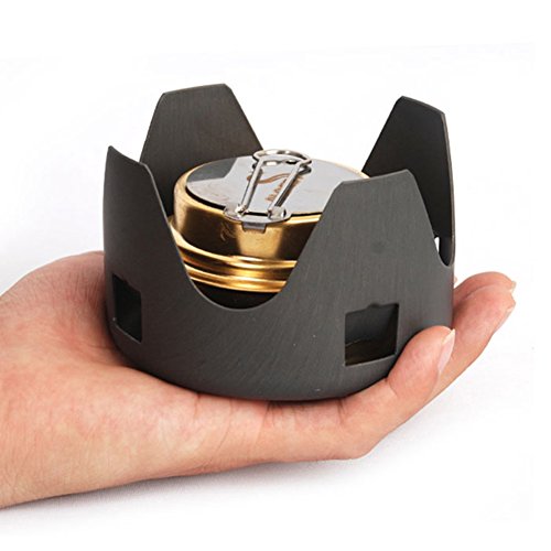 Adarl Outdoor Picnic Stove Mini ultralight Spirit Incinerator Alcohol Stove Camping Shop Camping Stove Portable Folding - Thumbnail 5