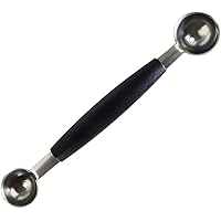 Double-Sided Fruit Melon Baller Spoon, 2 in 1 Stainless Steel Scoop Cutter 18cm