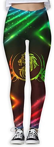 Reggae LION Women's Yoga Pants Tight Leggings M