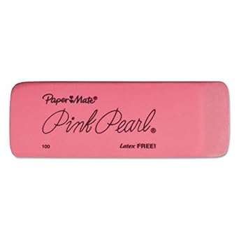 mate pack paper medium eraser pink flash sorry player