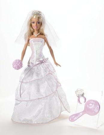 Barbie Mattel N4970 Poupee Jolie Mariee Amazon Fr Jeux Et Jouets