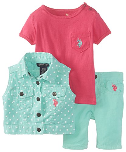 denim vest for baby girl