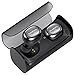 SoundPEATS Wireless Earbuds, True Wireless Stereo Bluetooth 4.1 Headphones Cordless Earphones Sweatproof In-Ear Headset with Mic-Dark Black