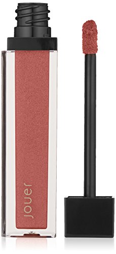 Jouer Long-wear Lip Crème, Bronze-Metallic Cool Deep Rose, Vanilla Macaron, 0.21 fl oz