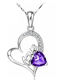 Amor LOVE Heart Pendant Silver Pendant Necklace
