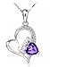 Amor LOVE Heart Pendant Silver Pendant Necklace