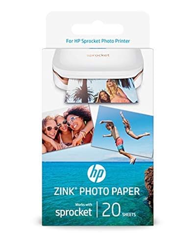 HP Sprocket Photo Printer Paper Bundle 