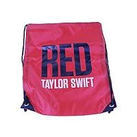 Taylor Swift RED Drawstring Backpack Bag Purse 1989 Tour