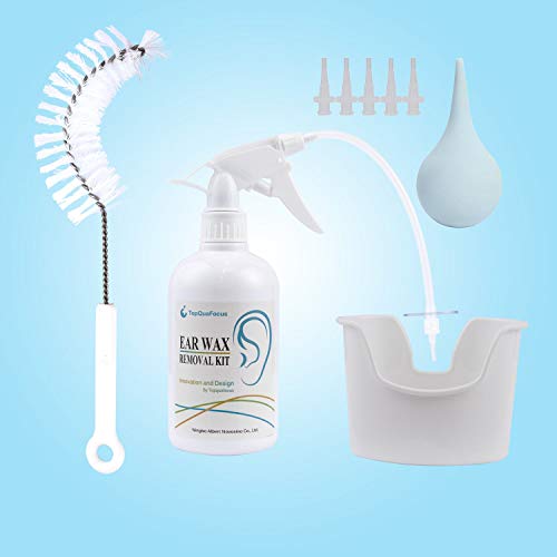 TopQuaFocus Earwax Removal Kit Irrigation for Kids Adults Ear Cleaning