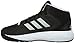 adidas NEO Men's Cloudfoam Ilation Mid Basketball Shoe,Black/Metallic Silver/White,10 M US