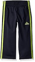 adidas Toddler Boys' Tricot Pant, Navy Yellow, 2T