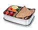 Stainless Steel Bento Lunch Box EXTRA LARGE. 3 Sections Holds Sandwich and Two Sides. Ecofriendly Durable Perfect LunchBox for Adults Office or Outdoor. Holds 8 Cups of Food! Steel Cutlery Included
