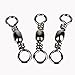 Pisfun 100/200pcs Swivels For Fishing Barrel Swivel with Solid Ring #14 #10 #8 #7 #6 #4 #2 #1 #1/0 #3/0 #5/0