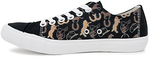 Horse Sneakers Cute Fun Equestrian Riding 4H Dressage