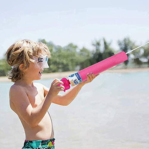 Water Guns for Kids 6 Pack Foam Water Blaster Set, Squirt Gun Shooter Swimming Pool Pump Foam Water Soaker Blasters Soaker Summer Beach Toys Outdoor Pool Toys for Kids and Adults