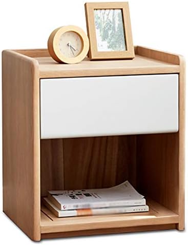 ベッドサイドテーブル シンプルなシングルポンピング リブ付きロッカーベッドルーム収納多機能キャビネット