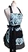 Flirty Aprons Women's Original Aqua Damask Apron
