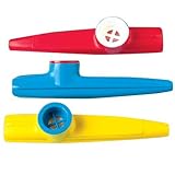 Lot Of 12 Assorted Color Plastic Kazoos