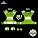 GoxRunx 2 Pack Reflective Vest Running Gear Ultralight Runner Safety Vest+Armbands & Bag