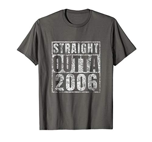 Straight Outta 2006 13th Birthday Gift 13 Year Old T-Shirt