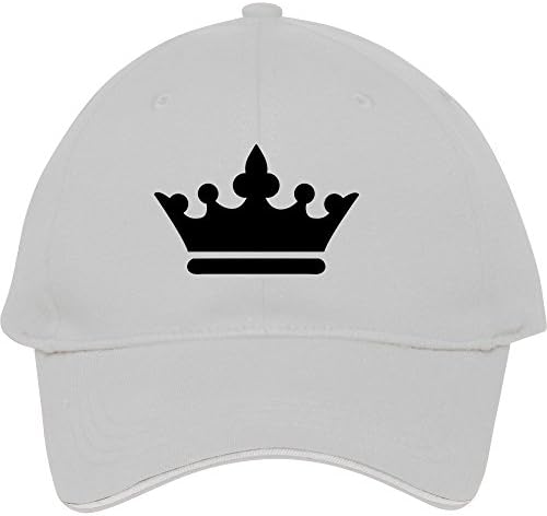 2015 Hot Fashion Simple Royalty Prince Princess King Queen Crown Baseball Snapback Hat White Cotton Male/female Rosachav