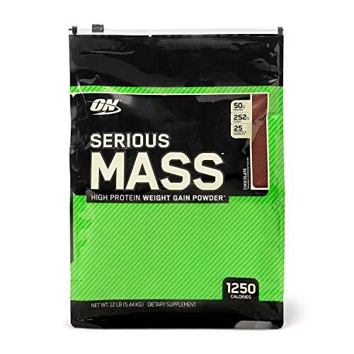 Optimum Nutrition Serious Mass Weight Gainer Protein Powder, Vitamin C